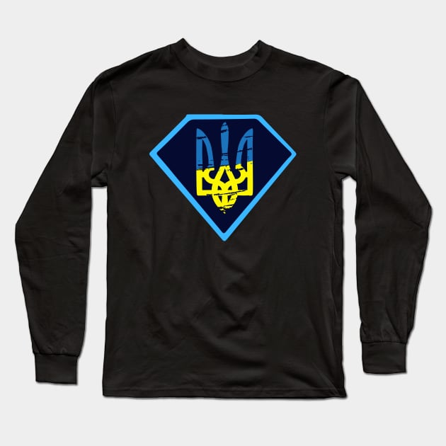 Ukrainian Trident Long Sleeve T-Shirt by FrogandFog